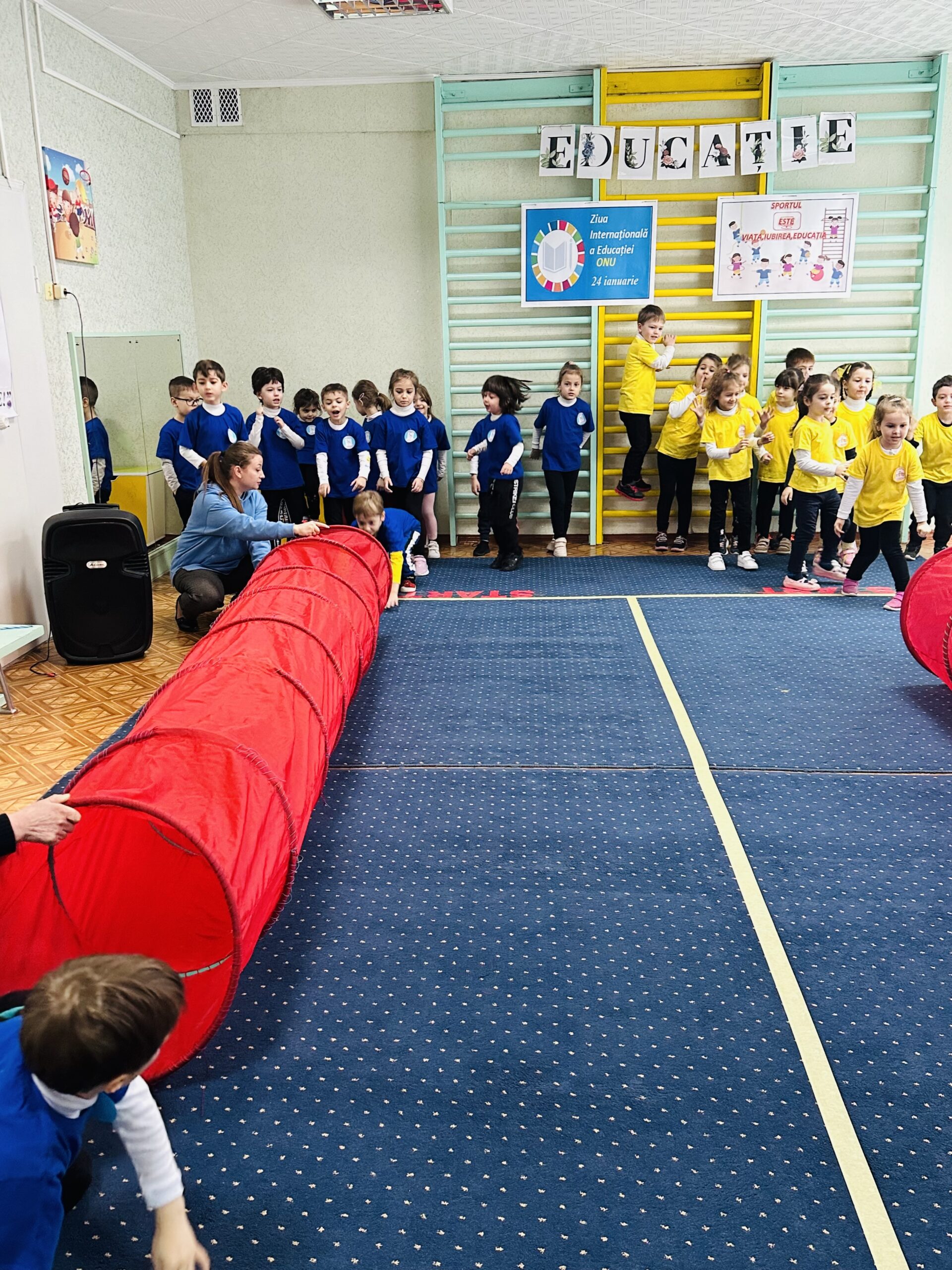 Că să creștem MARI VOINICI, facem SPORT NOI